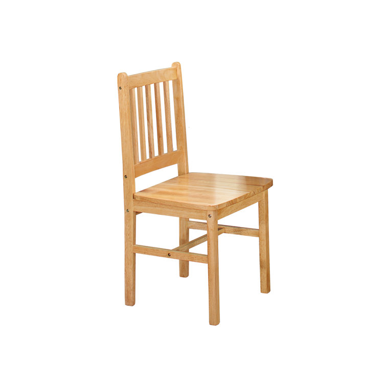 Alpen Home Callaway Solid Wood Slat Back Side Chair in Natural Wood